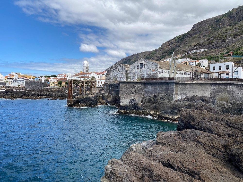 Zona de baño de Punta del Muelle, en Garachico