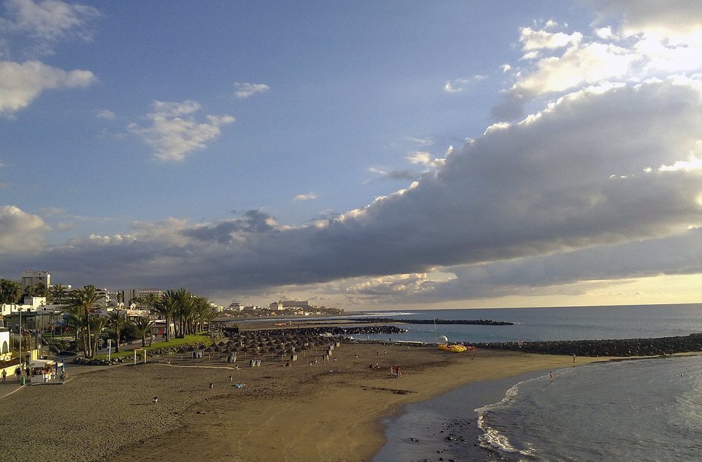 Playa de Troya II and the Costa Adeje seafront
